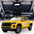Weektic Truck Windshield Sun Shade Umbrella for Tacoma/Colorado/Canyon/Santa Cruz - Double Thickened Ice Crystal Coating, Sun & Heat Protection, Keep Cool & Protect Interior by Weektic