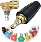 Mudder 4000 Psi Turbo Nozzle Pressure Washer Tips Power Washer Tips by Mudder