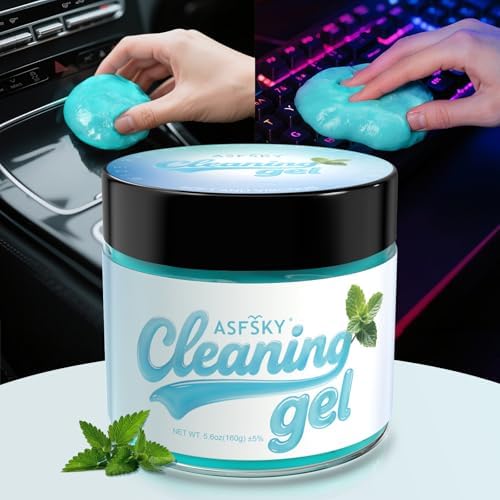 ASFSKY Car Cleaning Gel Universal Cleaning Gel Putty Dust Remover Mint by ASFSKY