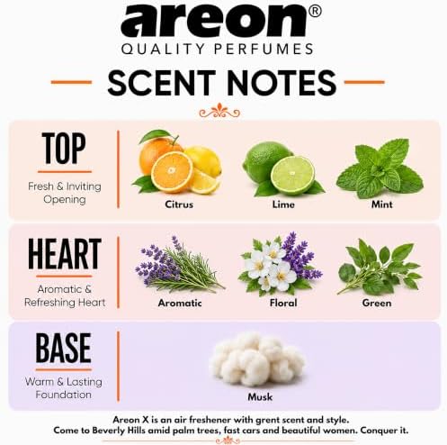 AREON MON MA12 Long Lasting Hanging Best Car Air Freshener Mojito Scent, 12 pack - Image 2