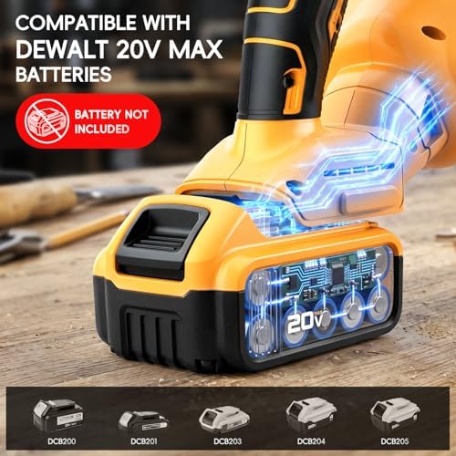 Cordless Handheld Vacuum Cleaner Compatible with DeWalt 20V Battery - Image 2
