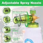 DUSICHIN Foam Cannon Pressure Washer Gun Kit 4000 PSI Double Tip Attachment, Dual-Connector Accessory Soap Cannon,Car Wash Foam Gun Snow Foam Lance 1/4 Inch Quick Connector,7 Sprayer Nozzles DUS2904 - Image 2