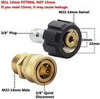 Twinkle Star Pressure Washer Adapter Set, Quick Disconnect Kit - Image 3