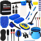Car Wash Detailing Kit, Car Washing Kit with Foam Gun, Car Wash Brush by LIANXIN