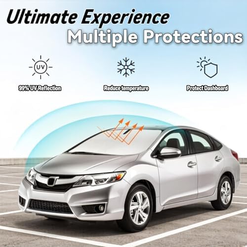 Windshield Sun Shade for Honda Civic 2012 2013 2014 2015 - Image 3