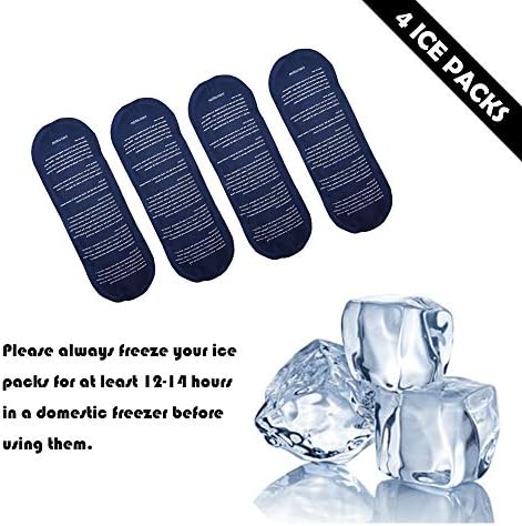 apollo walker Insulin Cooler Travel Case with Ice Packs and Insulation | TSA Approved Includes 2 x 90g ice packs for 9-hour cooling insulin pens & syringes for Diabetics to Carry (Black) - Image 5