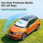 Windshield Sun Shade for Nissan Kicks 2018-2026 Sunshade - Image 2