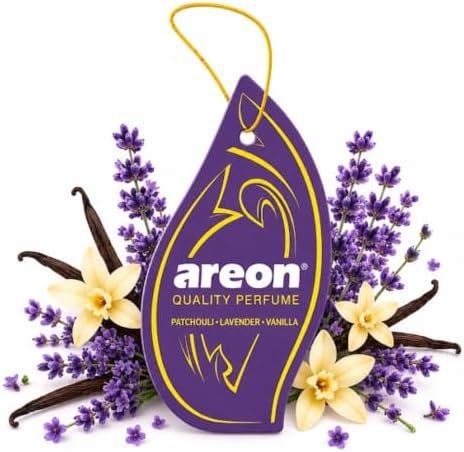 AREON MON Patchouli Lavender Vanilla Scent Hanging Car Air Freshener 12 PCS by AREON