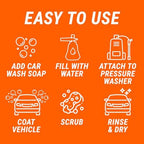 Armor All 2-in-1 Foam Cannon Kit for Garden Hoses and Power Washers - Image 5