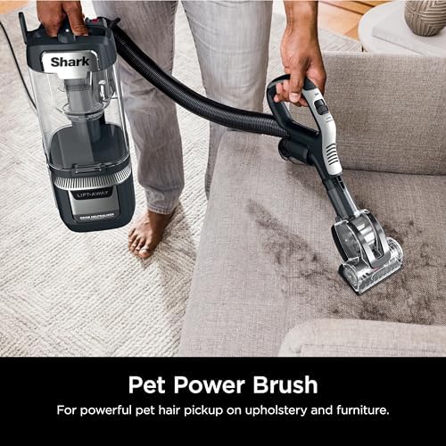 Shark Rotator Lift-Away Vacuum, DuoClean PowerFins, Dark Grey, LA555 - Image 5