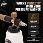 Ethos Foam Cannon Pro V2 for Pressure Washer – Adjustable Car Foam Sprayer with with 1/4” Quick Connector – Heavy Duty Foam Cannon for Gas and Electric Pressure Washers - Image 4