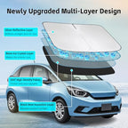 Windshield Sun Shade for Honda Fit 2007-2024 Sunshade - Image 3