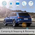 TINGLU Window Shades for Audi Q7 SUV 2016-2025 2026 Accessories Side Full Windows Cover Camping Rear Triangular Windshield Sun Shade Sun UV Rays Privacy Protection 8PCS - Image 6