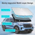 Windshield Sun Shade for Kia Telluride 2020-2026 Sunshade - Image 3