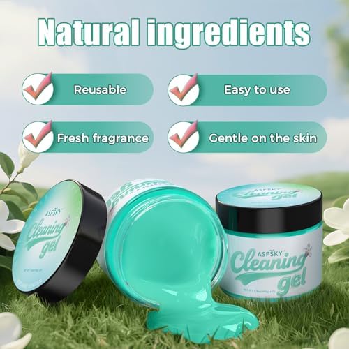 ASFSKY Car Cleaning Gel Universal Cleaning Putty Aromatherapy Scent 4 Pack - Image 3