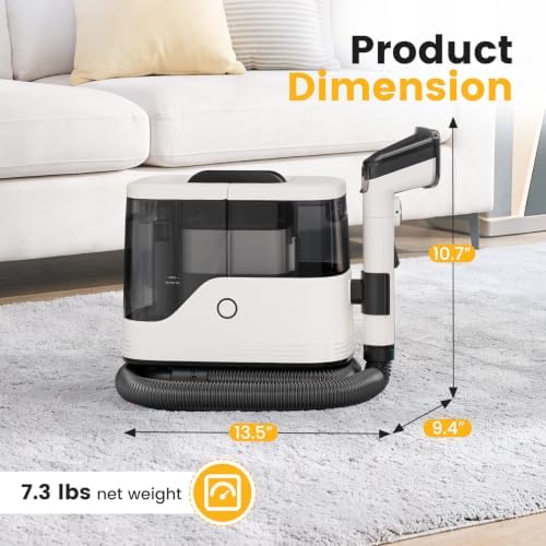 NEWBULIG Carpet and Upholstery Cleaner Machine Portable Carpet Shampooer - Image 2