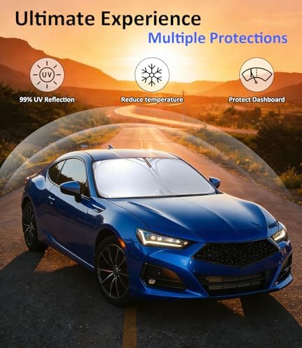 Windshield Sun Shade for 2021-2026 Acura TLX Accessories - Image 3