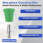 FIXFANS Pressure Washer Nozzle Guard, Power Washer Nozzle Tips, Orifice 4.0 - Image 3