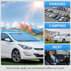 Windshield Sun Shade for 2011-2016 Hyundai Elantra Accessories - Windshield Sunshade Cover Front Window Shade Custom Fit Elantra Sun Visor Protector Foldable Blocks UV Rays - Image 3
