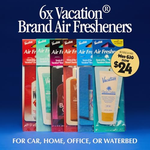 Vacation Car Air Freshener Variety Pack, 6 Scents, Pack of 6 - Image 2