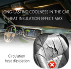 Car Windshield Sun Shade Compatible with Toyota 4Runner 2010-2025,Oxford Cloth Sun Shade for Car Windshield with Foldable Design,Essential Windshields Cover Suns Shades with Storage Bag - Image 5