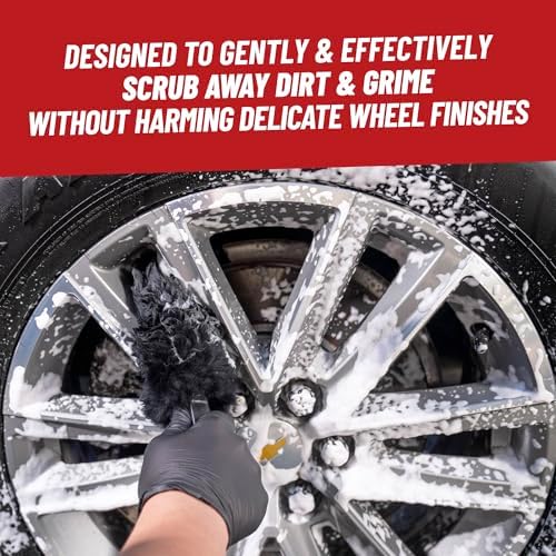 Chemical Guys, Gerbil Wheel & Rim Detailing Brush, Soft Bristles, 2 Pack - Image 2