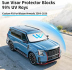 Windshield Sun Shade for Nissan Armada 2004-2026 Sunshade - Image 2
