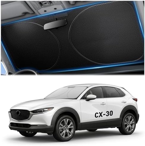 Zanch Windshield Sun Shade for Mazda CX-30 2020-2025 by Zanch