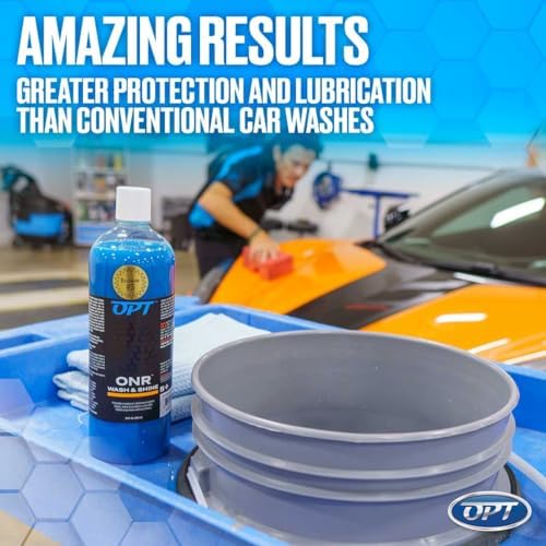Optimum No Rinse Wash and Shine Version 6 - ONR Rinseless Car Wash Soap for Auto Detailing, Use On Paint, Ceramic Coatings, Glass, Interior (32 Oz) - Image 5