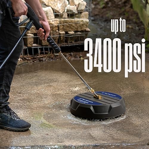 Westinghouse Universal 15” Pressure Washer Surface Cleaner Attachment - 3400 Max PSI, 1/4” Connector - For Gas and Electric Pressure Washers - Image 4