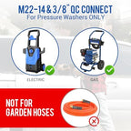 MEKOH Short Pressure Washer Gun 4000PSI, Stubby Pressure Washer Gun 10.5GPM - Image 2