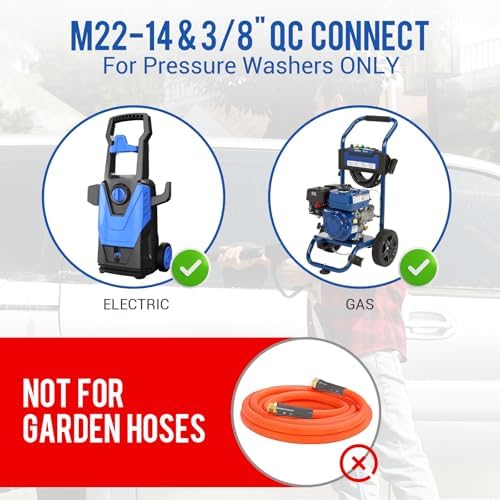 MEKOH Short Pressure Washer Gun 4000PSI, Stubby Pressure Washer Gun 10.5GPM - Image 2