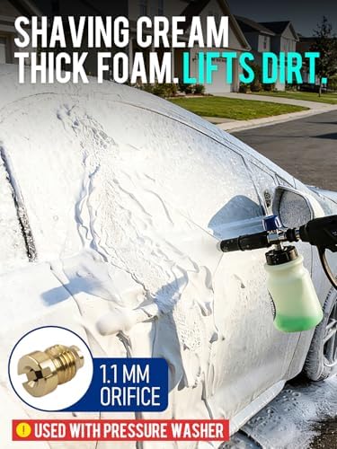 MEKOH Thick Snow Foam Cannon for Pressure Washer, 1L Big Mouth Foam Sprayer - Image 2