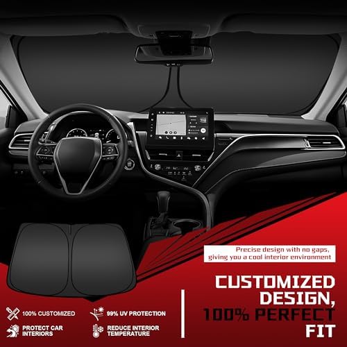 Windshield Sun Shade for Toyota RAV4 2013-2018 RAV-4 SUV - Image 2
