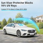 Windshield Sun Shade for Mercedes Benz S-Class S580 2015-2026 Sunshade - Image 2