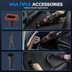 THINKWORK 20V Car Vacuum & Air Inflator, Dual Function High Power Handheld Cordless Vacuum with 18000pa Suction Power for Car Cleaning, Household Dust Removal, Inflation - Image 3