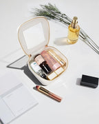Clear Makeup Bag Small, Mini Travel Cosmetic Case Transparent TSA Approved Toiletry Bag with Zipper Portable Make Up Pouch for Purse Traveling Car Essentials Organizer for Women Men - Image 4