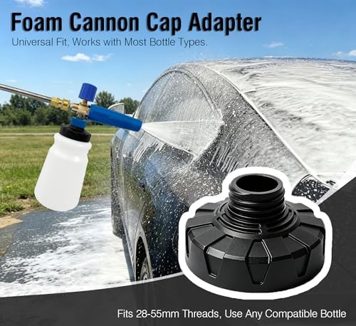 ESP Foam Cannon Adapter Converter 1 inch to 2.16inch, Leak-Proof Threaded Universal Connector, Anti-Slip for Most Foam Bottles & Nozzles - Image 7