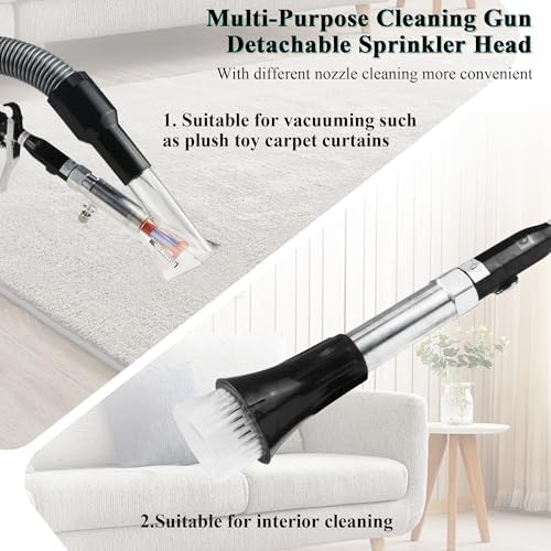 GOCCIDA 2IN1 Car Cleaning Gun Detailing Dry Air Blow Gun&Vacunm Gun for Car - Image 4
