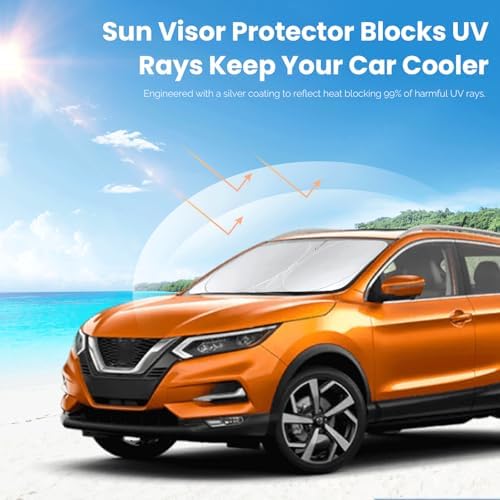 Custom Fit Rogue Sport Windshield Sunshade for 2017-2026 Nissan Rogue Sport - Image 5