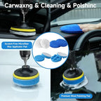 36Pcs Car Detailing Kit, Car Detailing Brush Set, Car Cleaning Kit, Auto Detailing Tools for Interior Exterior Wheels, Professional Car Wash Accessories with Windshield Cleaning Tool and Storage Box - Image 6