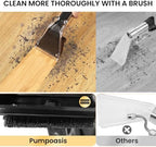 【Upgrade Hard Bristle Brush】Better Extractor Hose Kit for Shop Vac, with 10FT Hoses and 25 FTWater Pipes, Thick transparent shell, Turns Vacuum Cleaner into Carpet Cleaning Machine,2-Year Warranty - Image 5