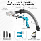 GOCCIDA 2IN1 Car Cleaning Air Blow Gun & Vacuum Gun for Interior Detailing - Image 4