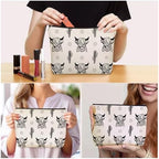 Western Highland Cow Themed Makeup Bag For Women & Teen Girls Travel Gifts | Small Cowgirl Cosmetic Bag & Toiletry Organizer Pouch, Aesthetic Cowgirl Print Stuff & Purses Christmas Birthday Gift for Her - Image 2