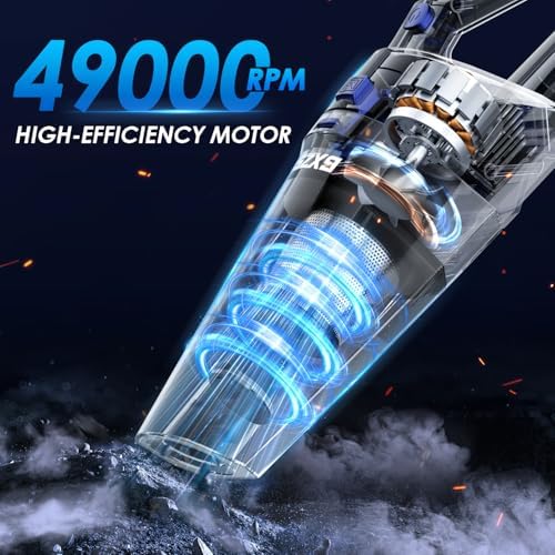 Gxzsk Handheld Vacuum Cordless, Hand Held Car Vacuum Cleaner, Hand Vacuum - Image 7