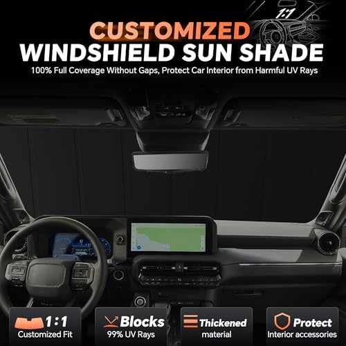 Windshield Sun Shade for Infiniti Q50 Sedan 2014-2024 - Image 3