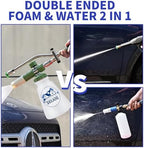 Selkie Foam Cannon with Double Tip Attachment,Adjustable Pressure Washer Foam Blaster with with Dual-Connector Accessory,5 Power Washer Sprayer Nozzles, 1/4" Quick Connect, 3600 PSI - Image 7