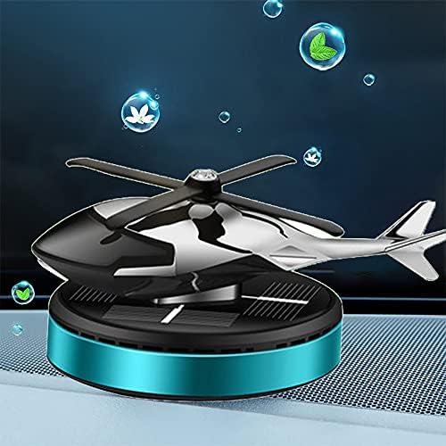 Car Air Freshener,Al Alloy Solar Helicopter Diffuser,Home&Car Décor|Blue - Image 6