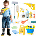 deAO Kids Car Wash Toy Cleaning Set with Brush Spray Bottle Ages 3+ by deAO