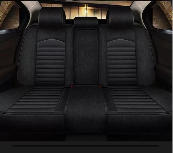 for car seat Covers Non-Slip （E.g, for Tesl,for Mercedes-Benz,for BMW,for Audi, for Ford, for Honda, for Nissan,for Toyota,for Chevrolet,for Jeep.. (Black (line)) - Image 6